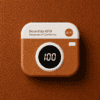 KFG Portable Bluetooth Speaker Compact portable Bluetooth speaker with digital display and Hi-Fi sound.