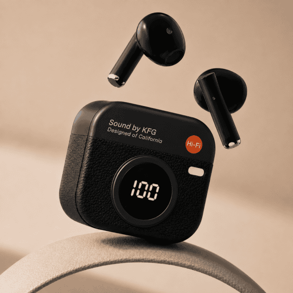 ZesKloud Bluetooth Earbuds with LED Display Wireless Bluetooth earbuds with LED display and charging case for high-quality sound.