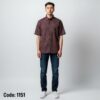 code-1151 (AI Fashion Models) (2) দেশীয় প্রিমিয়াম প্রিন্টেড স্লাব কটন হাফ শার্ট