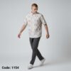 code-1154 (AI Fashion Models) দেশীয় প্রিমিয়াম প্রিন্টেড স্লাব কটন হাফ শার্ট