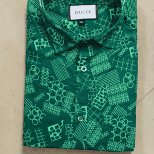 code-1168 দেশীয় প্রিমিয়াম প্রিন্টেড স্লাব কটন হাফ শার্ট