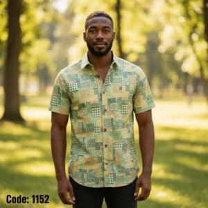 code1152 (AI Fashion Models) (1) দেশীয় প্রিমিয়াম প্রিন্টেড স্লাব কটন হাফ শার্ট